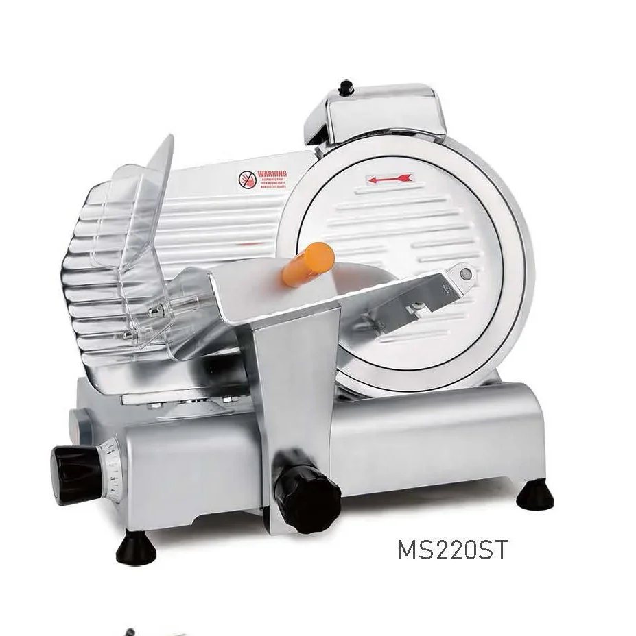 

Хромированное лезвие из углеродистой стали, электрическая машина для нарезки мяса, сыра, ветчины, коммерческая машина для нарезного мяса