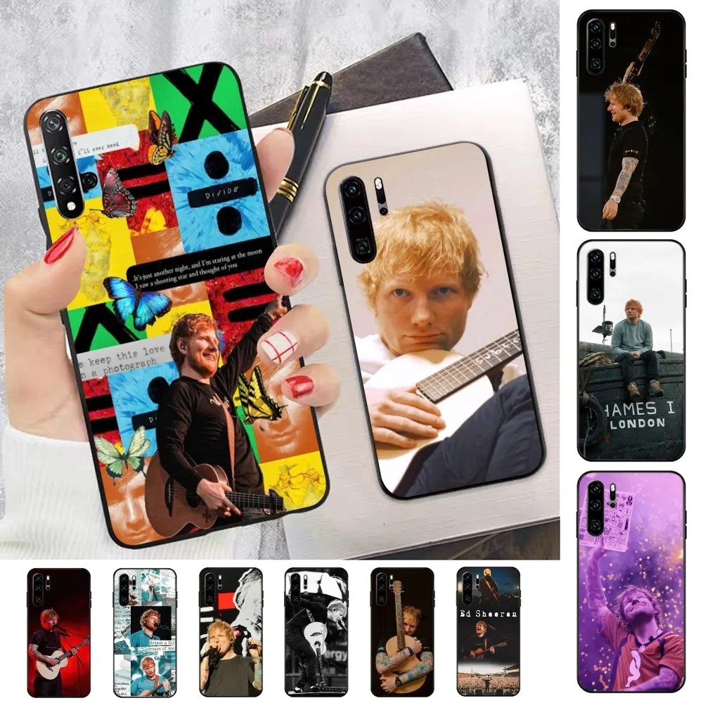 E-Ed Sheeran UK Singer Phone Case For Huawei P 8 9 10 20 30 40 50 Pro Lite Psmart Honor 10 lite 70 Mate 20lite