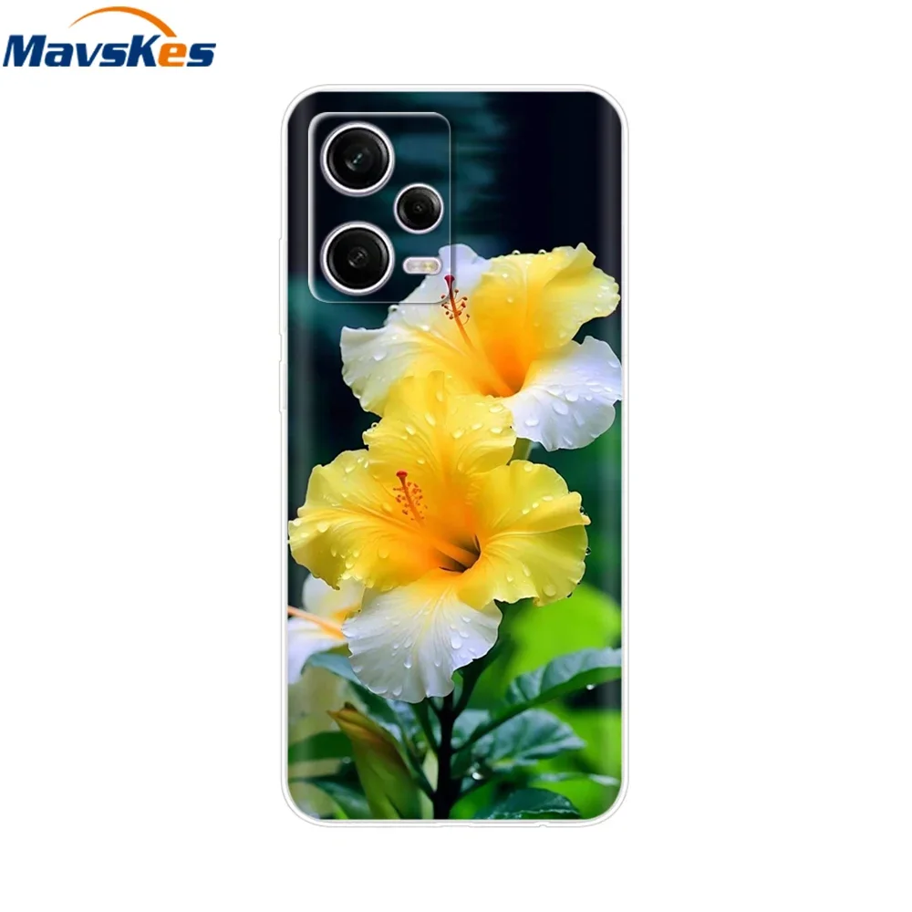 For Redmi Note 12 Pro Case Note12 Pro Cover Printed Silicone Phone Cover for Coque Xiaomi Redmi Note 12 Pro 5G Phone Case Funda view 6