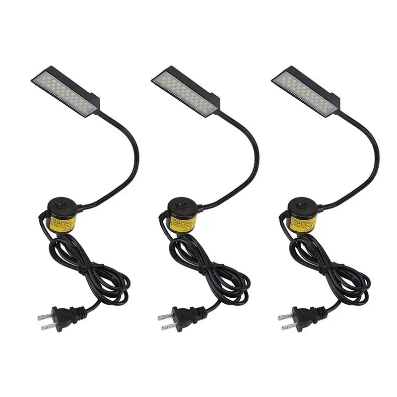 

A60Z3X 30 LED Sewing Machine Light Sewing Lighting For Workbench Lathe Drill Press Flexible Gooseneck Work Lamp US Plugmay