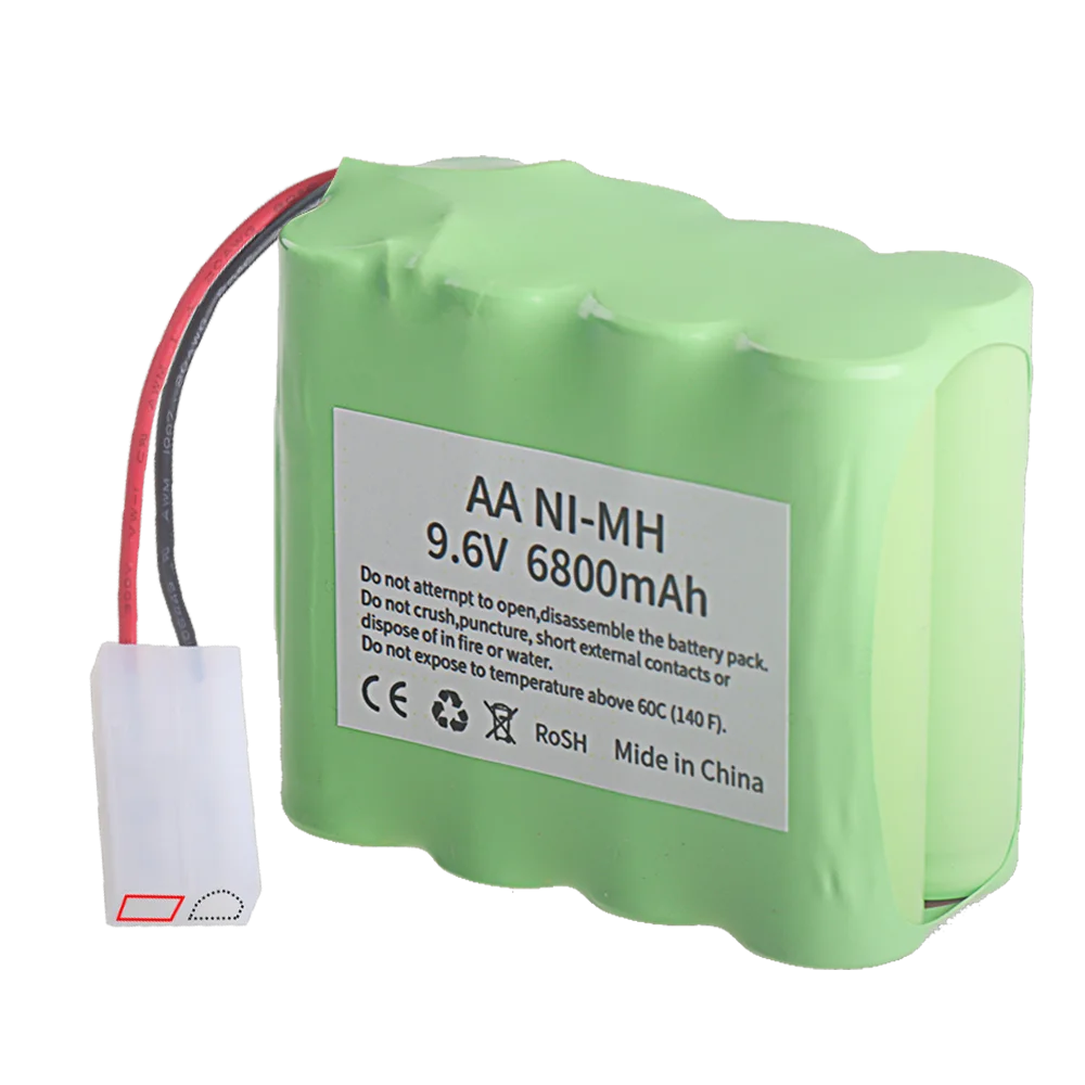 9.6v 6800mAh Ni-MH Battery + USB Charger For Rc toys Car Tank Train Robot Boat Gun AA 9.6v AA Ni-MH Rechargeable Battery Pack