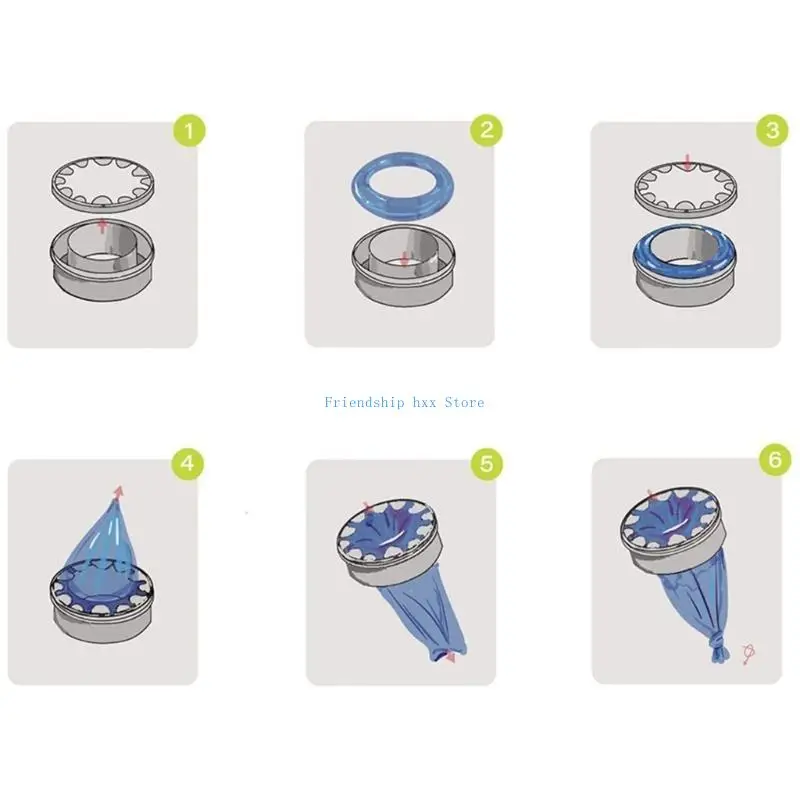 F1CB 4.5 م/لفة سلة إعادة تعبئة الحفاضات لسهولة التخلص منها والتحكم في الرائحة للآباء المشغولين ومراكز الرعاية النهارية #4