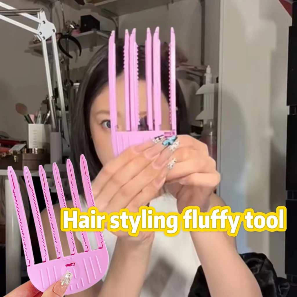 Hair Styling Fluffy Tool Create A Hairdressing Tool For High Skull Top Portable Easy-to-use Hair Styling Tool Comb Hair Styling