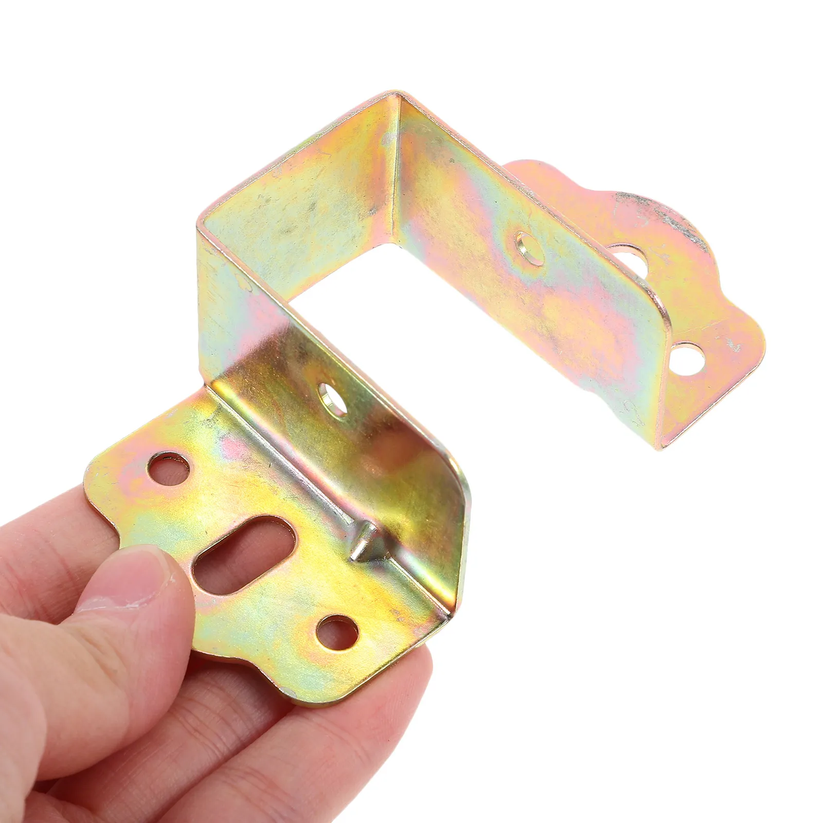 

6 Pcs Board Fixing Hinge Buckle For Bed Rail Bracket 1.5mm Thickened U-shaped Bed Rail Bracket Hardware Accessories