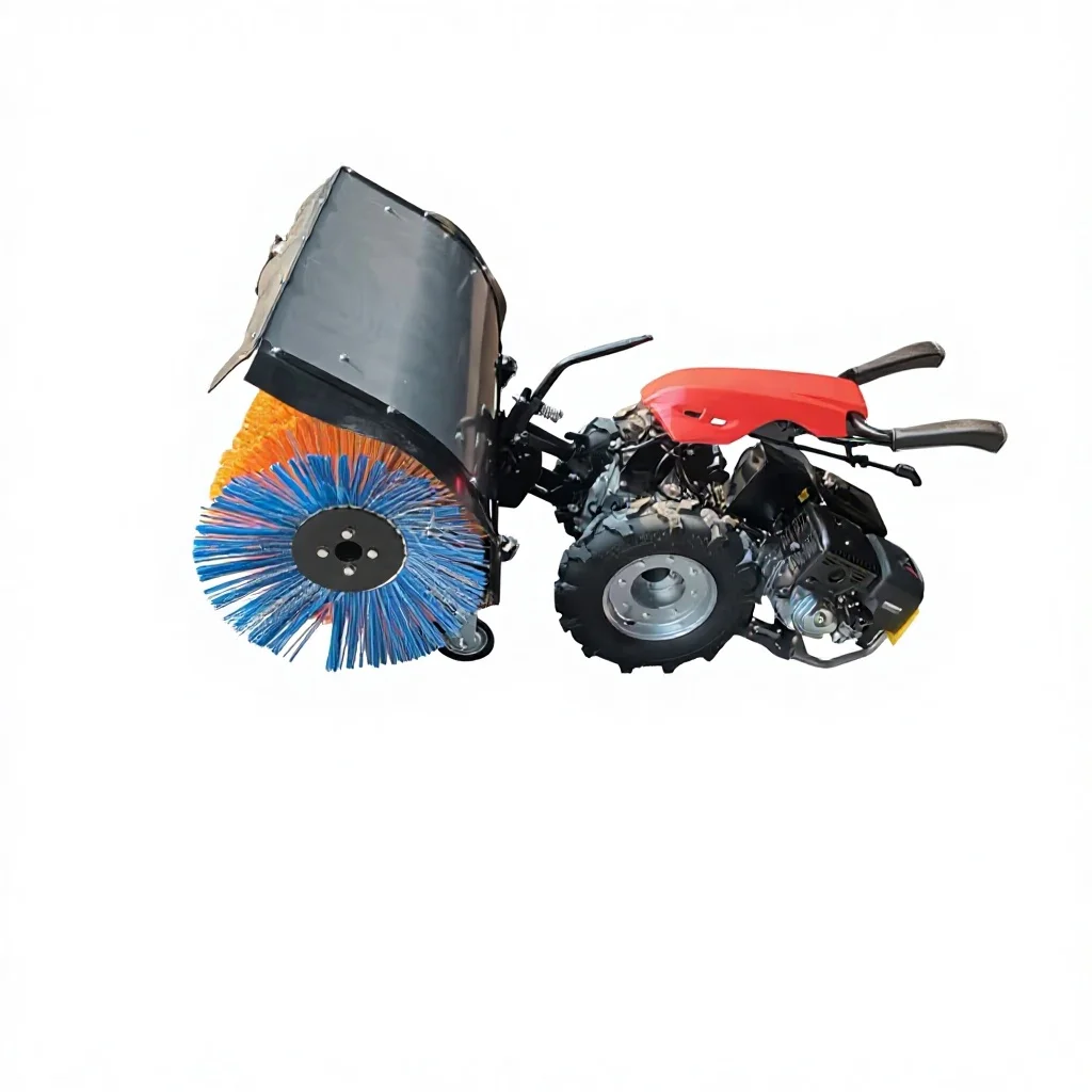 New Small Snow Sweeper Wheeled Snow Blower with Drum Brush for Automobile Parts