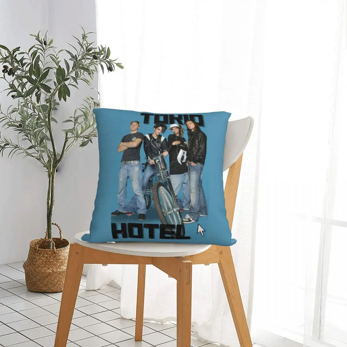 Tokio Hotel Square Pillow Cases BillKaulitz Rock Cushion Cover Creative Decorative Pillowcase for Home 40x40cm