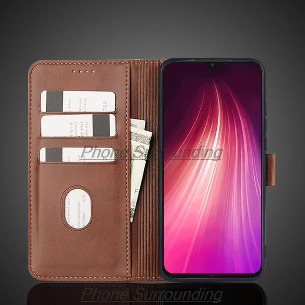 Redmi Note8 Case Wallet Flip Cover Leather Case for Xiaomi Redmi Note 8 Pu Leather Phone Bags protective Holster Fundas Coque