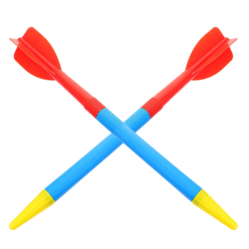 

2Pcs Soft Plastic Javelin Reusable Training Equipment Kids Adults School Props Throwing Practice Accessories Lightweight Safe