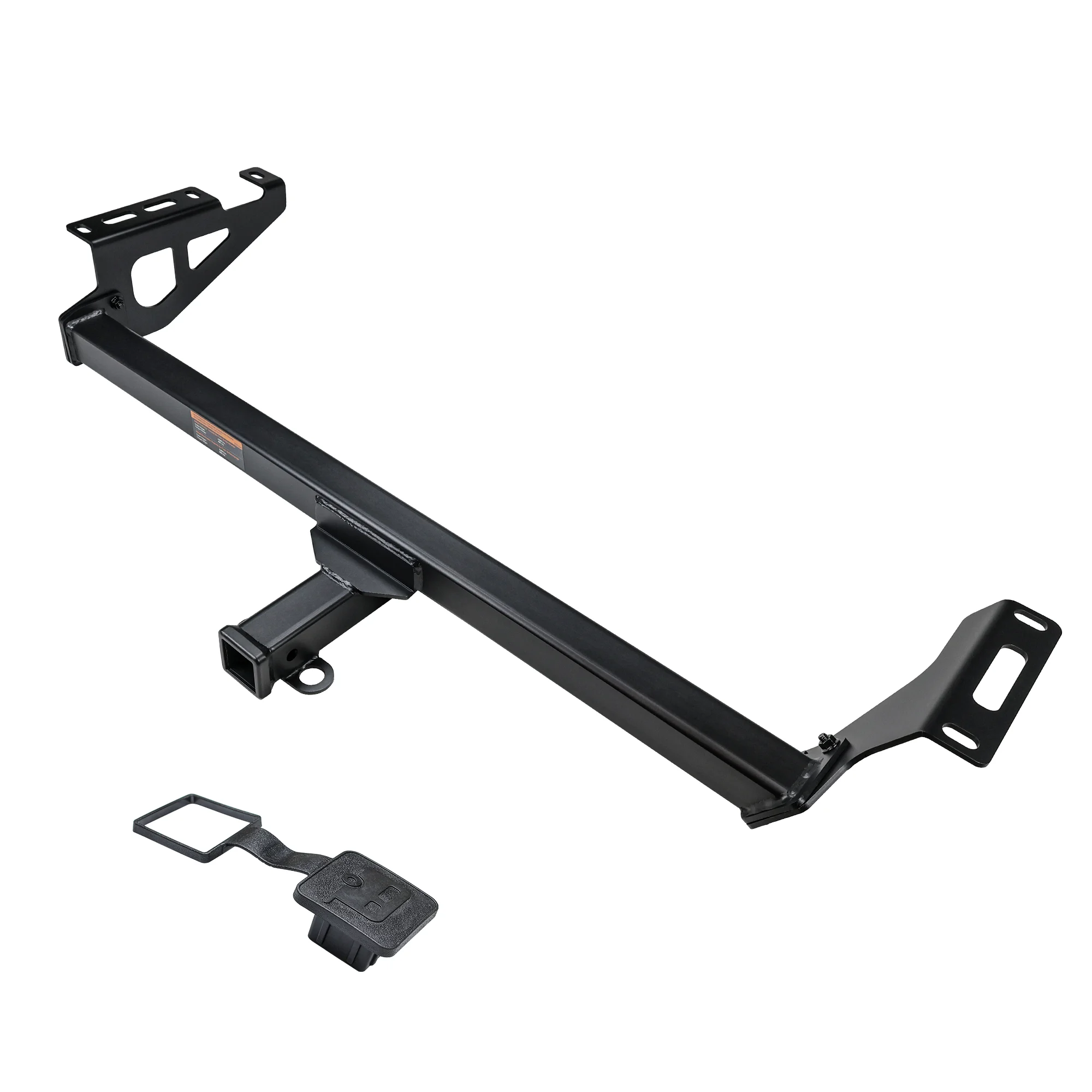 New Durable Steel Rear Bumper Mounted Trailer Receiver Tow Bar Set Towing Accessory for Camping Trailer Cargo Carrier
