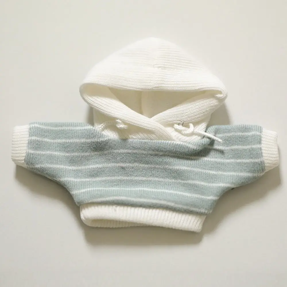 

Cotton Clothes Undershirt Stripe Hoodie 12cm Clothes Sweater High Quality No Attributes Clothes DIY Dress Up