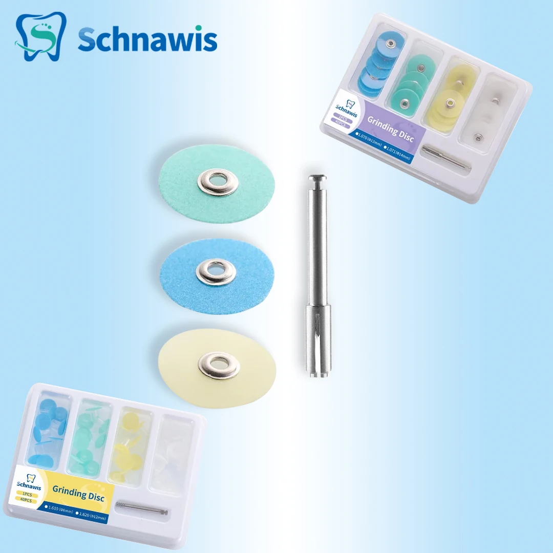 (Cant Be Autoclaved)Dental Polishing Discs Gross Reduction Contouring Mandrel Dental Consumables Stripes Dentist Tool Instrument