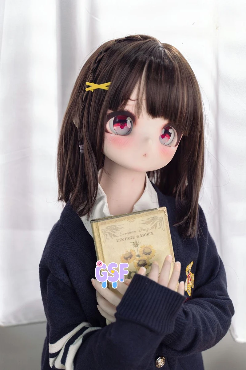85CM 2D cartoon doll, detachable head for a wig, suitable for collectors, adjustable body made of TPE material