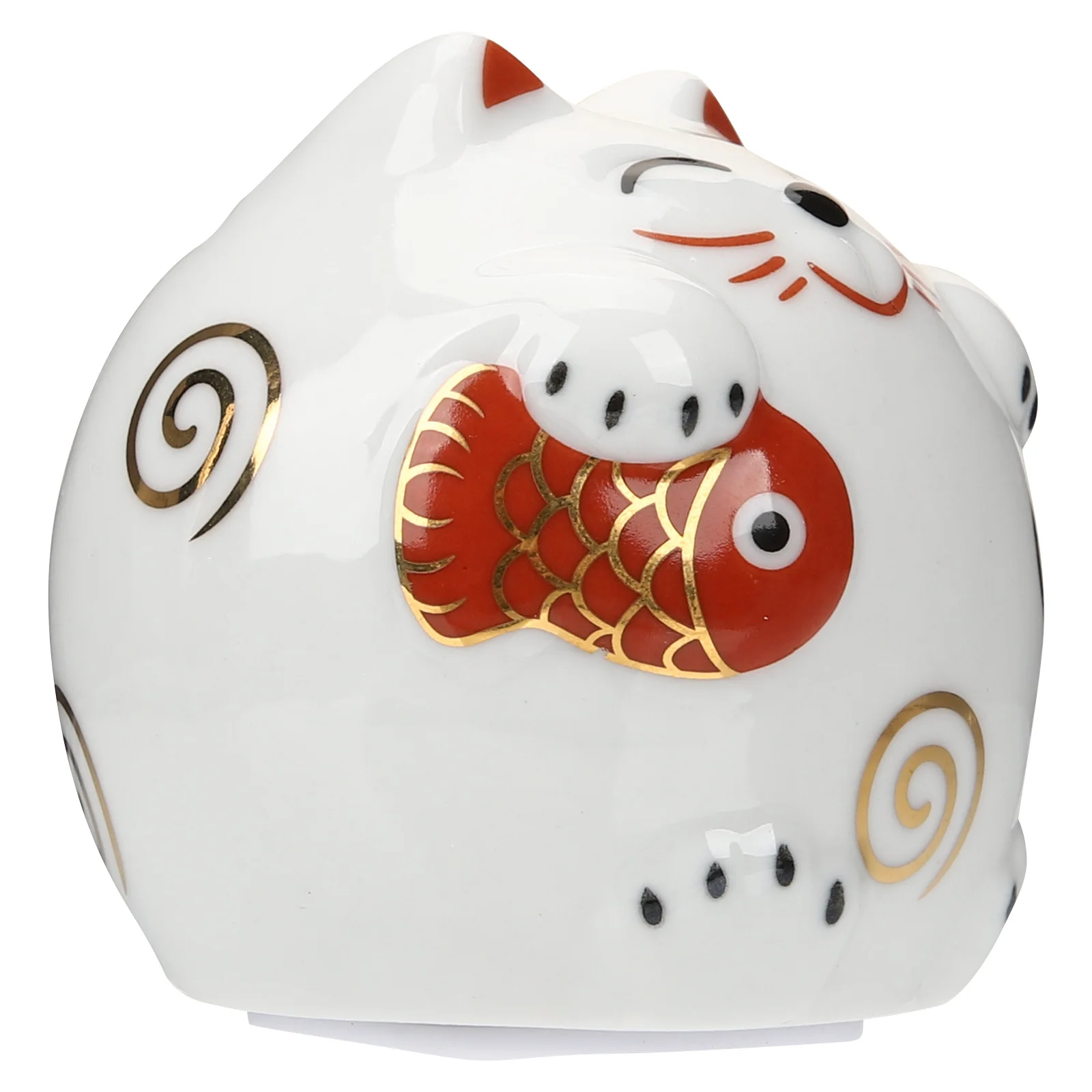 

Fortunate Cat Porcelain Ceramic Piggy Bank Maneki Neko Coin Saving Jar Desktop Ornament Maneki Neko Japanese Fortunate Cat