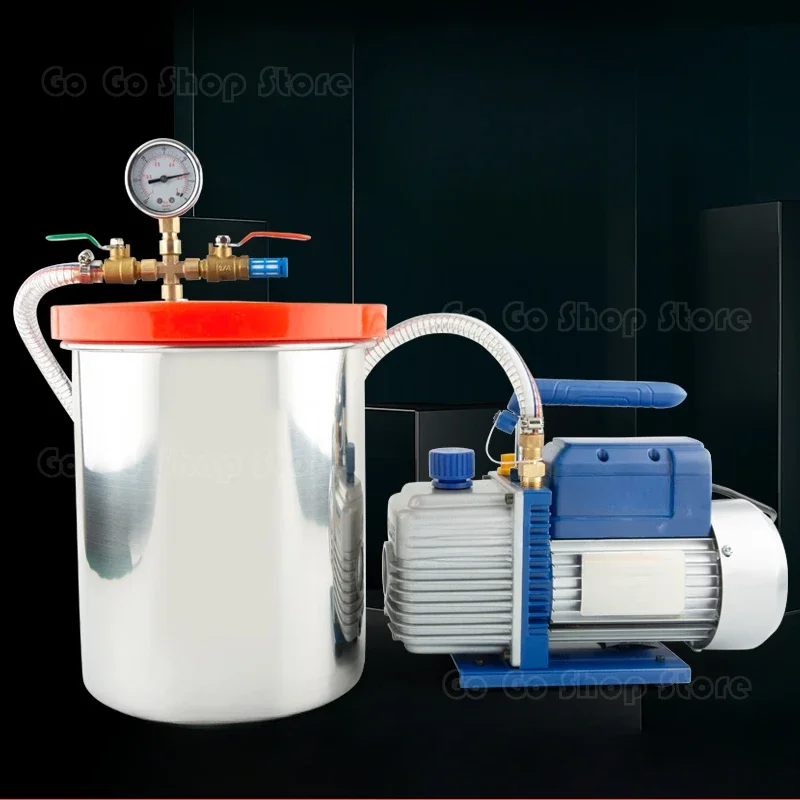 Vacuum box defoaming bucket Water defoaming machine Stable bucket Epoxy resin Silicone defoaming bucket Vacuum pump tank