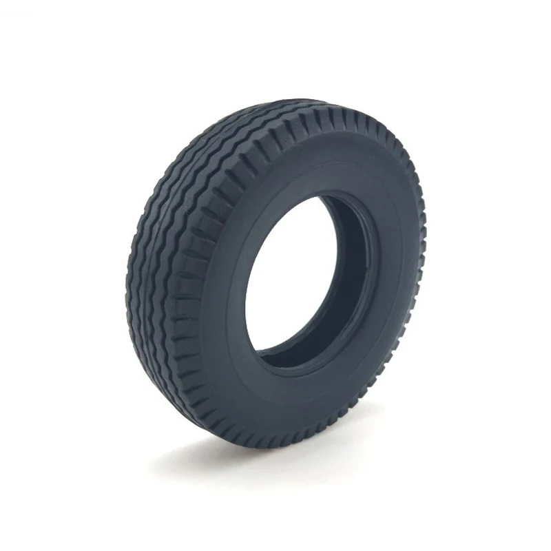 2 High Quality Rubber Non-slip Gravel Tire for 1/14 Tamiya RC Truck Trailer Tipper Scania 770S Benz Actros MAN Volvo LESU Parts