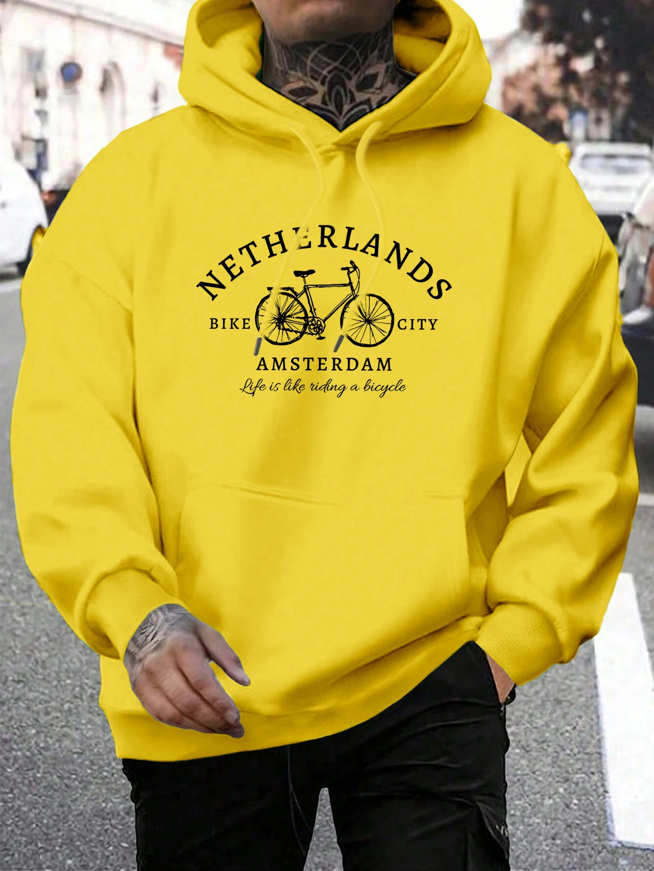 Hoody Mens Casual N… - image