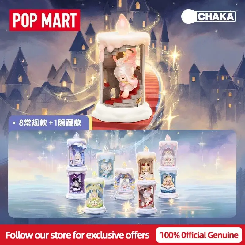 

Authentic New Arrival POPMART CHAKA Candlelight Wander Series Collectible Figures Blind Box Toys Decorative Ornaments Gift Ideas
