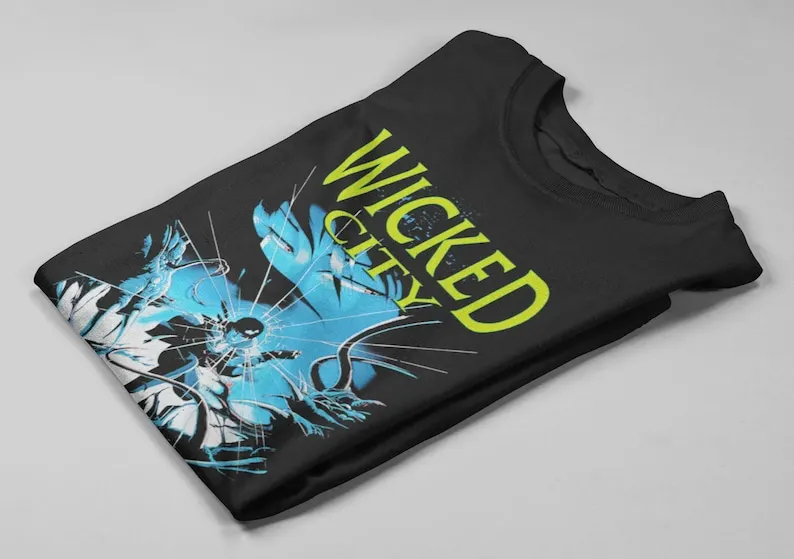 Wicked City Unisex T-Shirt Vintage Anime Oldschool Manga Demon City Shinjuku Vampire Hunter D Ninja Scroll Perfect Blue Horror