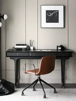 Nordic Massivholz Büro Schreibtisch Französisch Retro Medieval Hause Schreibtisch Designer Werkbank Computer Mesa Büro Möbel Luxus