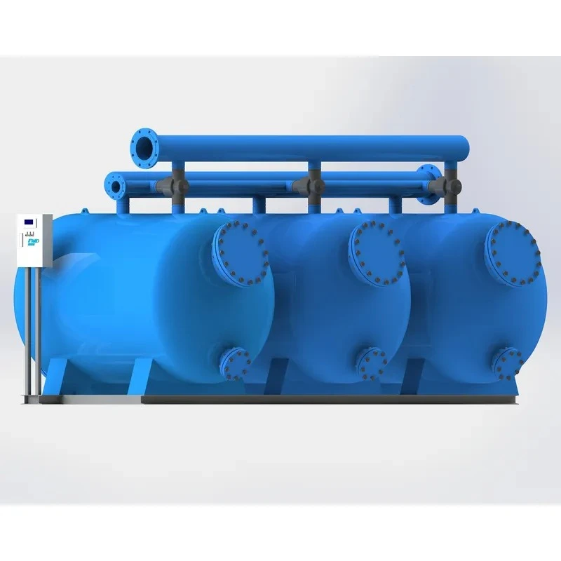 Self Cleaning Rainwater Groundwater Filtration System Activated Carbon Sand Medium Pressure Vessel Core Components 1 Year