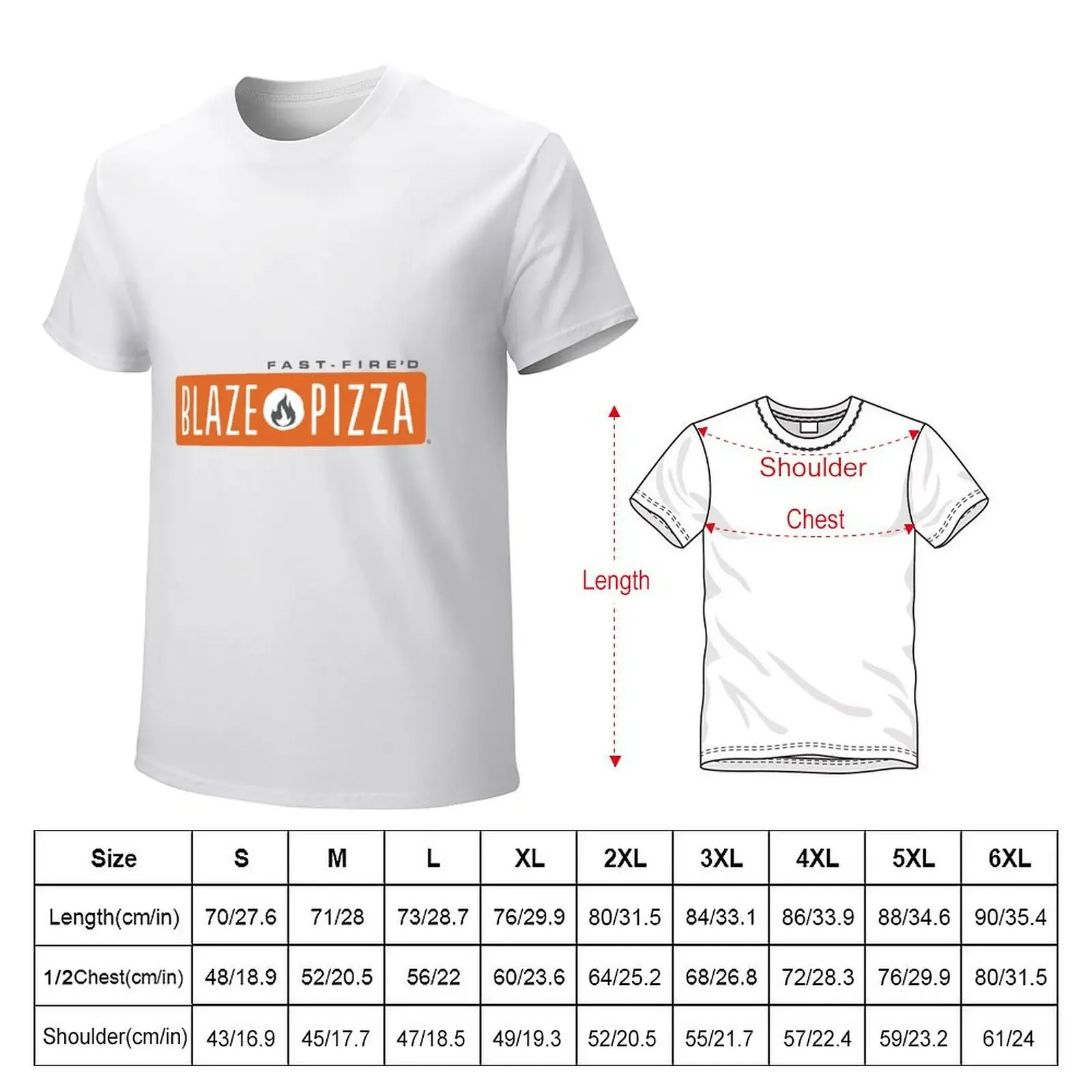 design blaze pizza restaurant logo T-shirt tops animal prinfor boys t shirts men