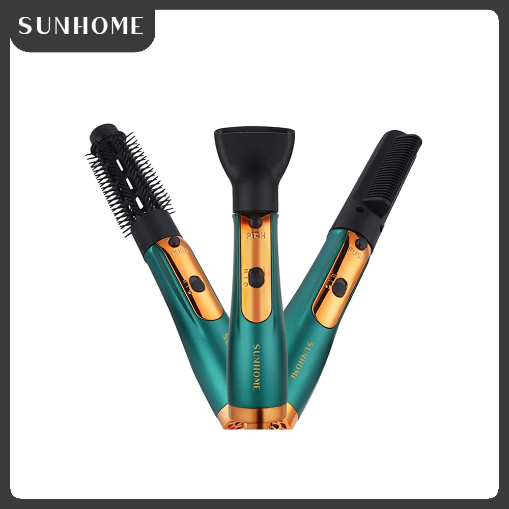 Hair Dryer Brush, 3 in 1 Hot Air Brush One Step Hair Dryer and Styler Volumizer for Women, Detachable Brush Hair Dryers