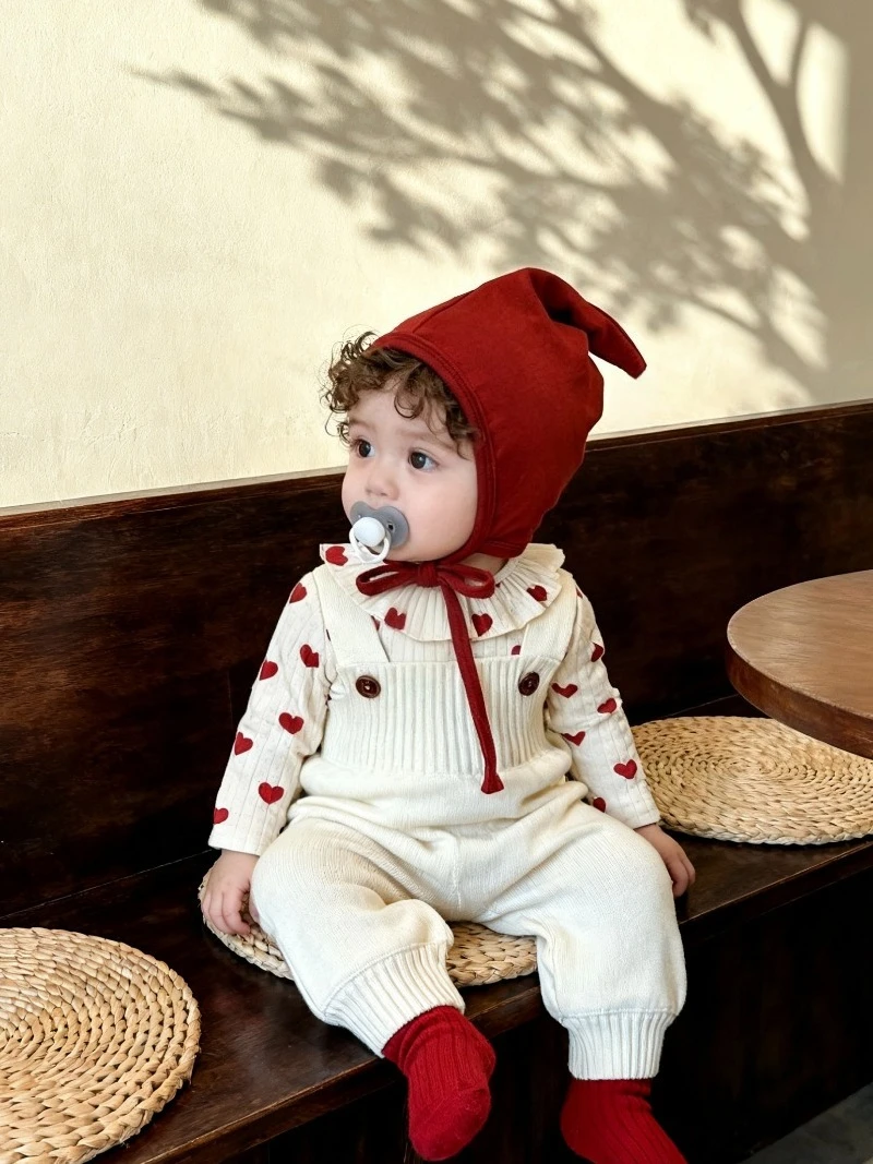 

Baby's Fat-wrapping Autumn Pure Cotton Class A Newborn Clothes for Boys and Girls Baby's Ledge Collar Hassel Climbing Clothes