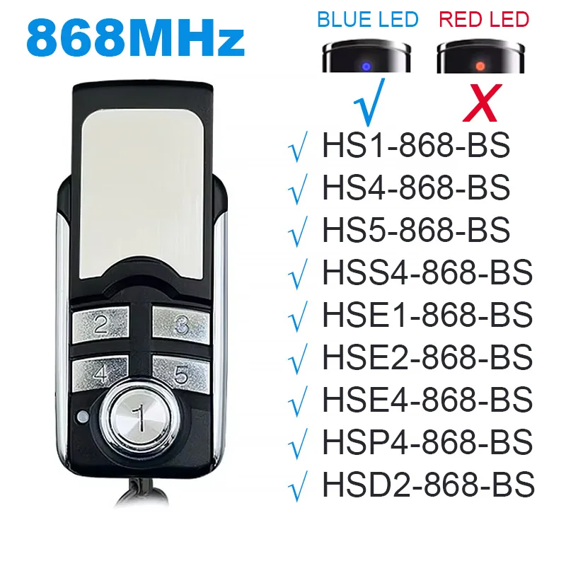 ل HSE4-868-BS BS سلسلة بوابة التحكم عن بعد 868 ميجا هرتز HSE4-868-BS HSE1 BS HS4-868-BS فتحت باب المرآب بالتحكم عن بعد