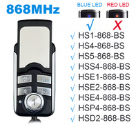 868MHz Handheld Transmitter Clone HSE4 868 BS Compatible with Bisecur Garage Door Remote Control HS1 HS4 HSE2-868-BS