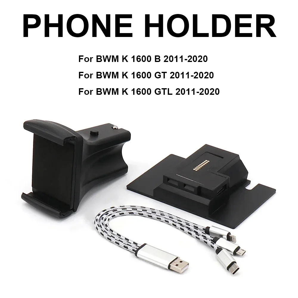 K1600GTL USB-зарядное устройство для мотоцикла, GPS-навигационный кронштейн для телефона, новый держатель, подставка для BMW K1600 B K1600B GT GTL 2011-2020