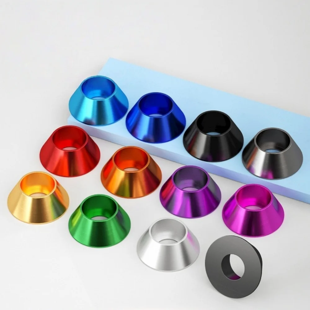 5pcs/lot aluminum cap head washer  M4 M5 M6 M8 Multi-Color aluminum washer for hex socket cap head screw A1