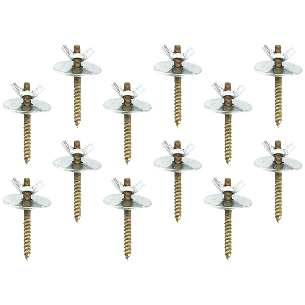 

DIY Bird Stand Perches Hardware Bar Accessories Screw Nut with Gaskets Fix Screws Nuts