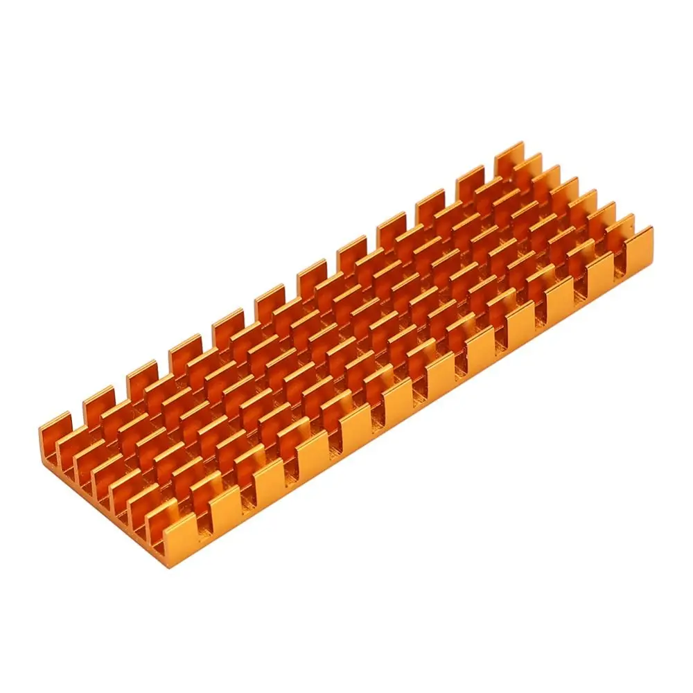 

Высокопроизводительный радиатор для SSD M.2 70x22x6 мм, легкий, из алюминиевого сплава, черный/золотой, для рабочих станций PCIE