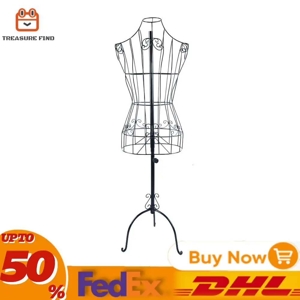 Wire Mannequins Female Upper Body Torso Mannequin Dummy Metal Wire Mannequin Bust Form Display Stand