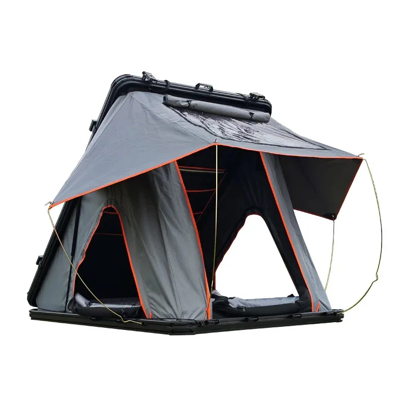 

Hot Sale Factory Supply 4x4 Offroad Car Roof Tent Hard Shell Aluminium 3-4 Person Outdoor Camping Triangle Tent Made Oxford