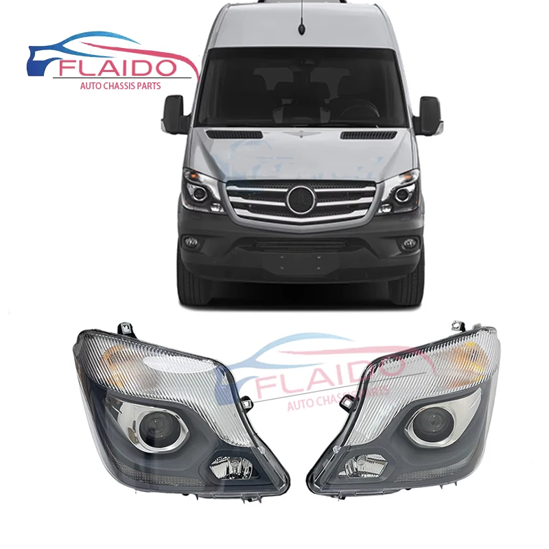 FLAIDO - Auto Parts Headlight 9068203261 RH 9068203161 LH Headlamp for Mercedes-Benz Sprinter 906 2014-2020