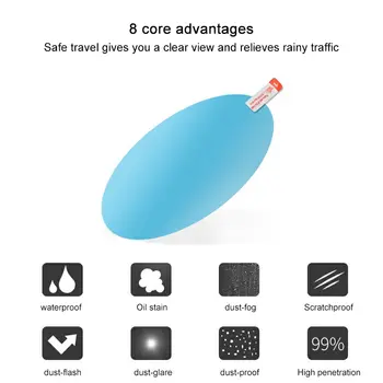 2021 2 片裝 汽車後視鏡防水防霧膜 適用於本田 Jade FCV Crider NSX-GT N-One GEAR FCEV Skydeck P-NUT Legend 6 最佳銷售 本田傳奇 - №4