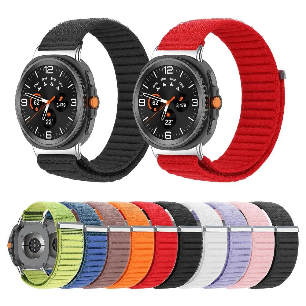 

Нейлоновый ремешок для Samsung Galaxy Watch 8, классический регулируемый сменный браслет для часов 8, классический ремешок, аксессуары
