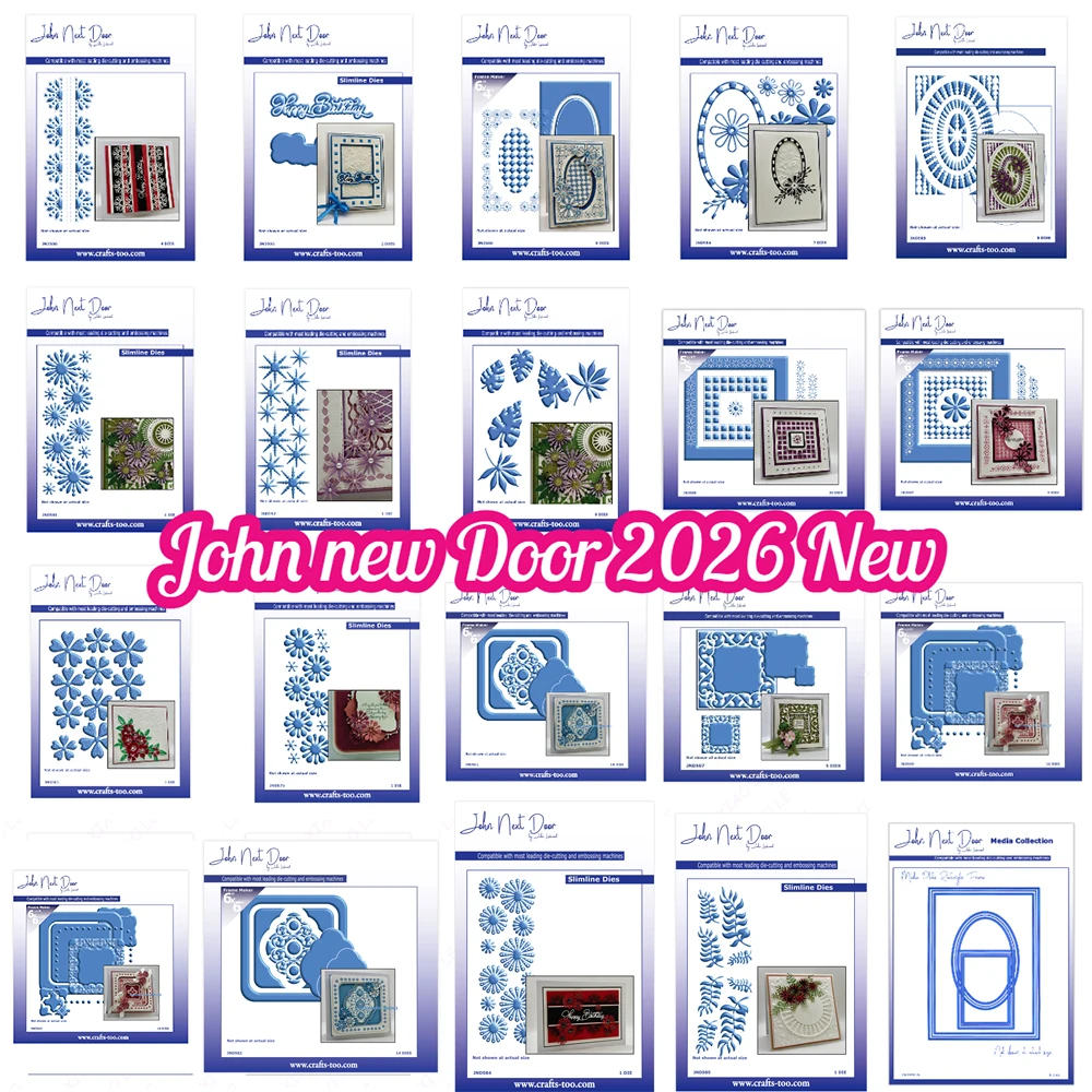 

Slimline – Carol Flower Patio Leaves Metal Cutting Die Scrapbook Embossed Paper Card Album Craft Template Cut Die Stencils New