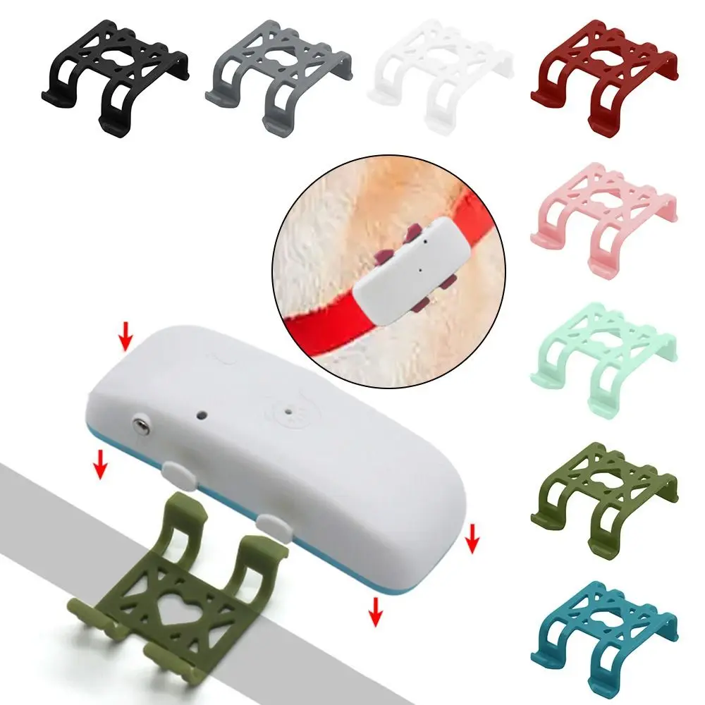 Mini clipe de silicone para rastreador de animais de estimação, fácil de instalar, clipe de posicionamento antiderrapante para animais de estimação, gps tk911sa