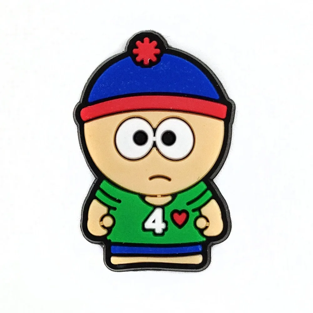 16-46 Stück Hot Toys South Park Schuh-Charms, Cartoon-Schuh-Dekorationszubehör, Schnallen, passend für Clogs, Sandalen, Armbänder, Freunde, Geschenke – Detail 9