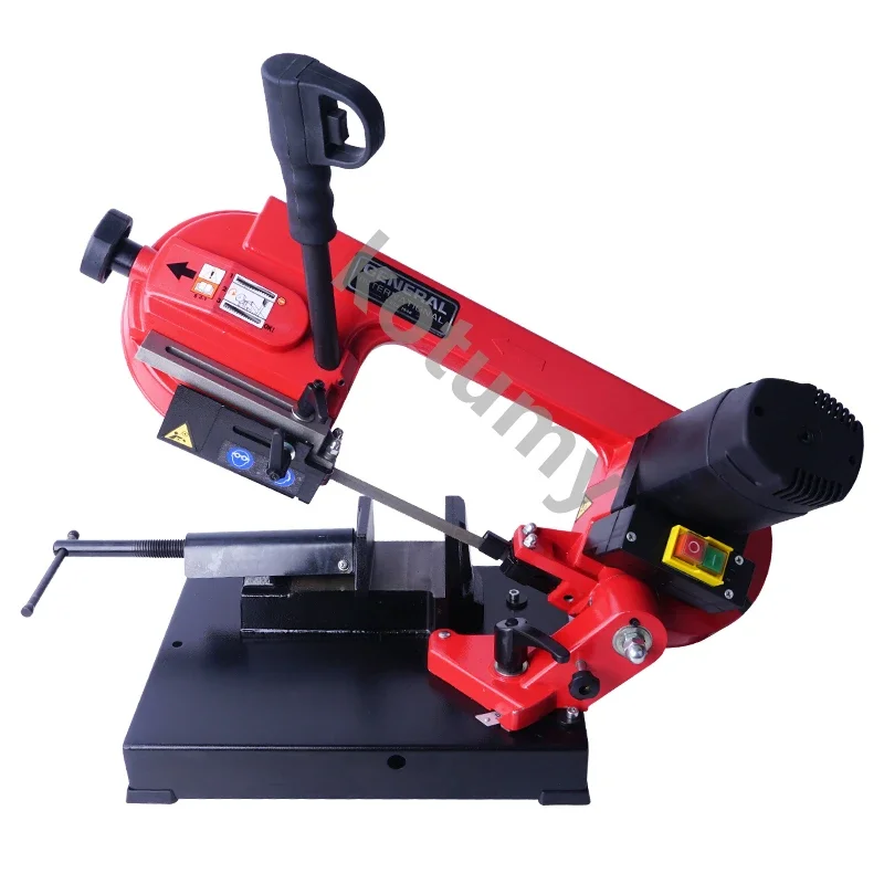 220V Metal Band Saw Machine Portable Woodworking Band Saw Machine Horizontal Cutting Electric Saw