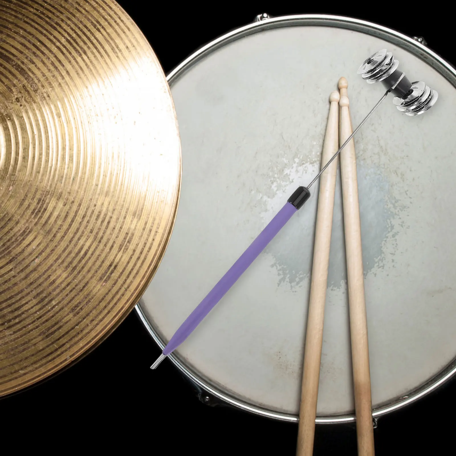 

Wire Steel for Acoustic Drums Snare Rhythm Bell Multifunctional Performance Steel Wire Brush for Drum