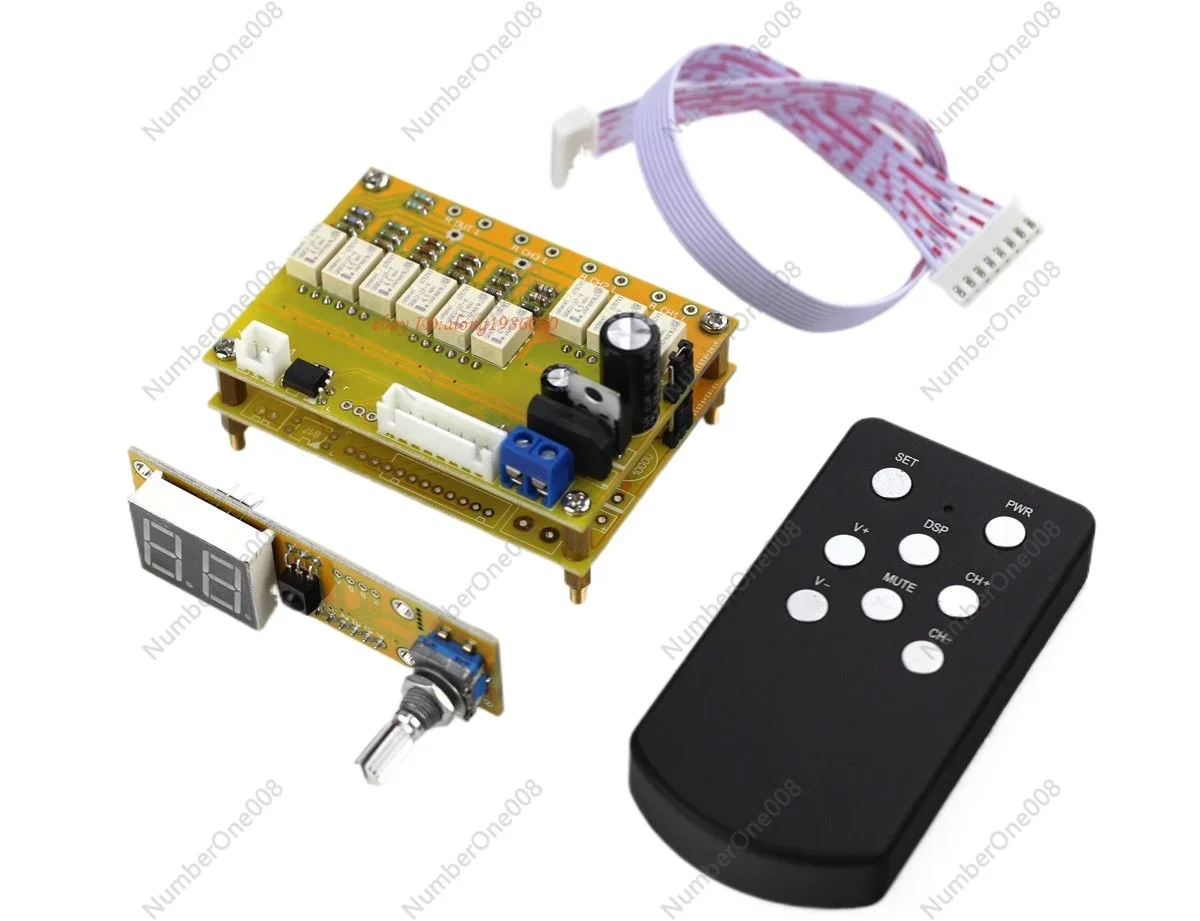 64 Steps Relay Remote Volume Control Board - Balanced, Assembled for Hi-Fi Audio