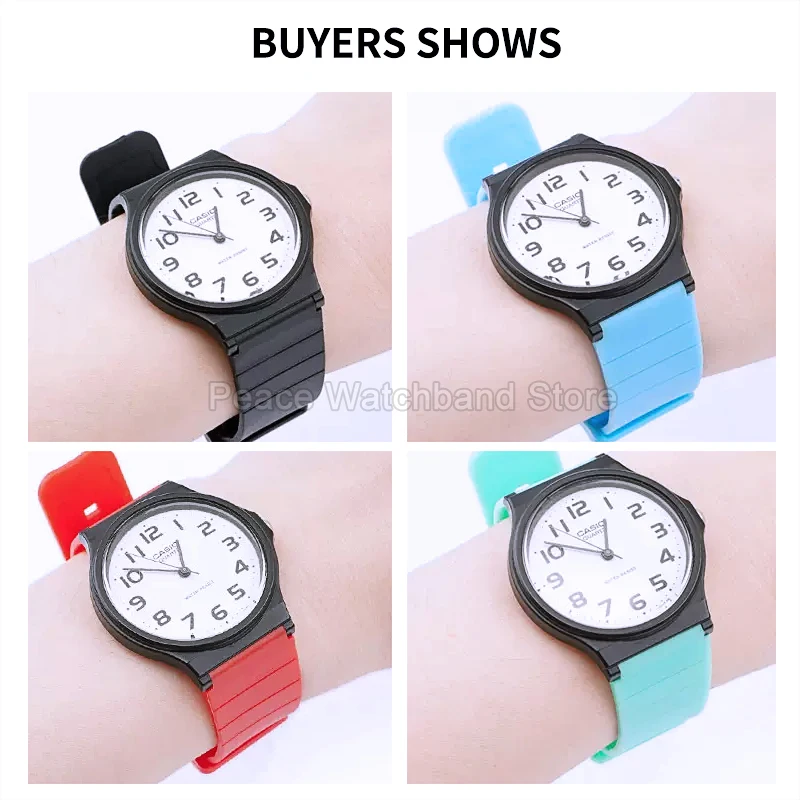 ​ ​ Для Casio MQ-24-7B MQ-24/71/76MW-59 гибкий удобный полимерный ремешок для часов черный выпуклый интерфейс защита от пота повседневная одежда ​ ​   16 мм