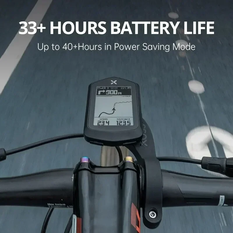 XOSS NAV دراجة الكمبيوتر خريطة الملاحة اللاسلكية الدراجات عداد السرعة GPS مقاوم للماء بلوتوث ANT + الإيقاع سرعة السلطة متر
