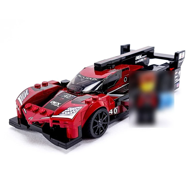 City Car Speed Champion Model MOC Building Bricks Sportscar ARX-06 Modular Technology Gifts Holiday Assemble Children Toys Suit