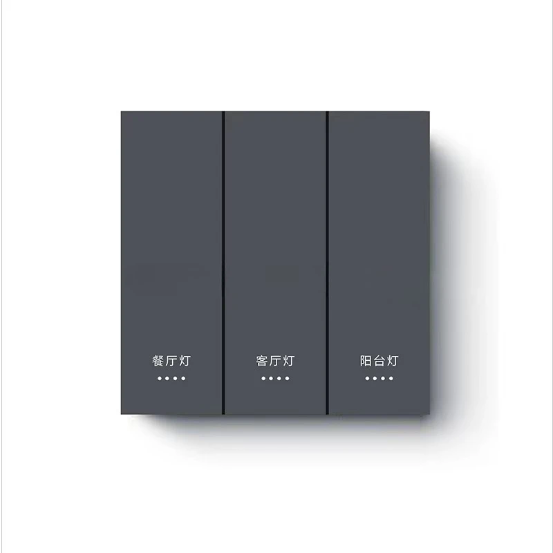 แผงสวิตช์อัจฉริยะ รวมฟังก์ชันเปิด/ปิด สวิตช์โรงแรม ระบบ WiFi วัสดุ ABS สำหรับใช้ในบ้าน