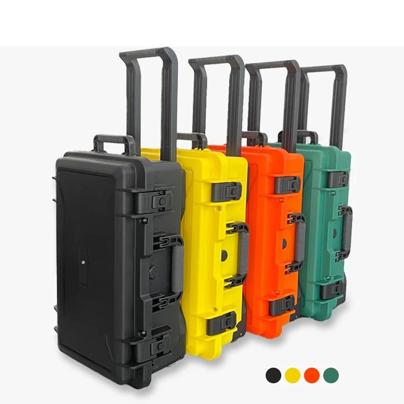 Industrial & Home Repair Multi-Functional Trolley Tool Box - Non-Waterproof, Plastic Construction, High-Capacity Storage