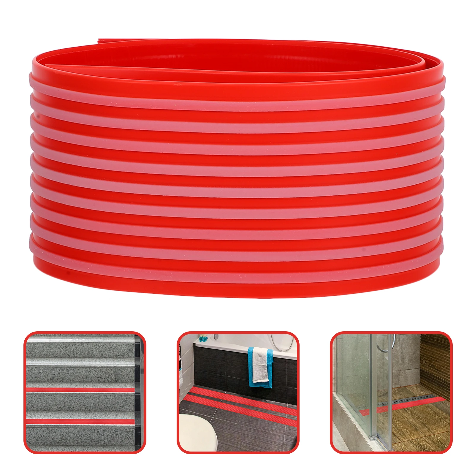 

Pvc Anti Tape Non- Stair Treads Self-Adhesive Grip Tape for Bathrooms Showers Steps Safety Visibility